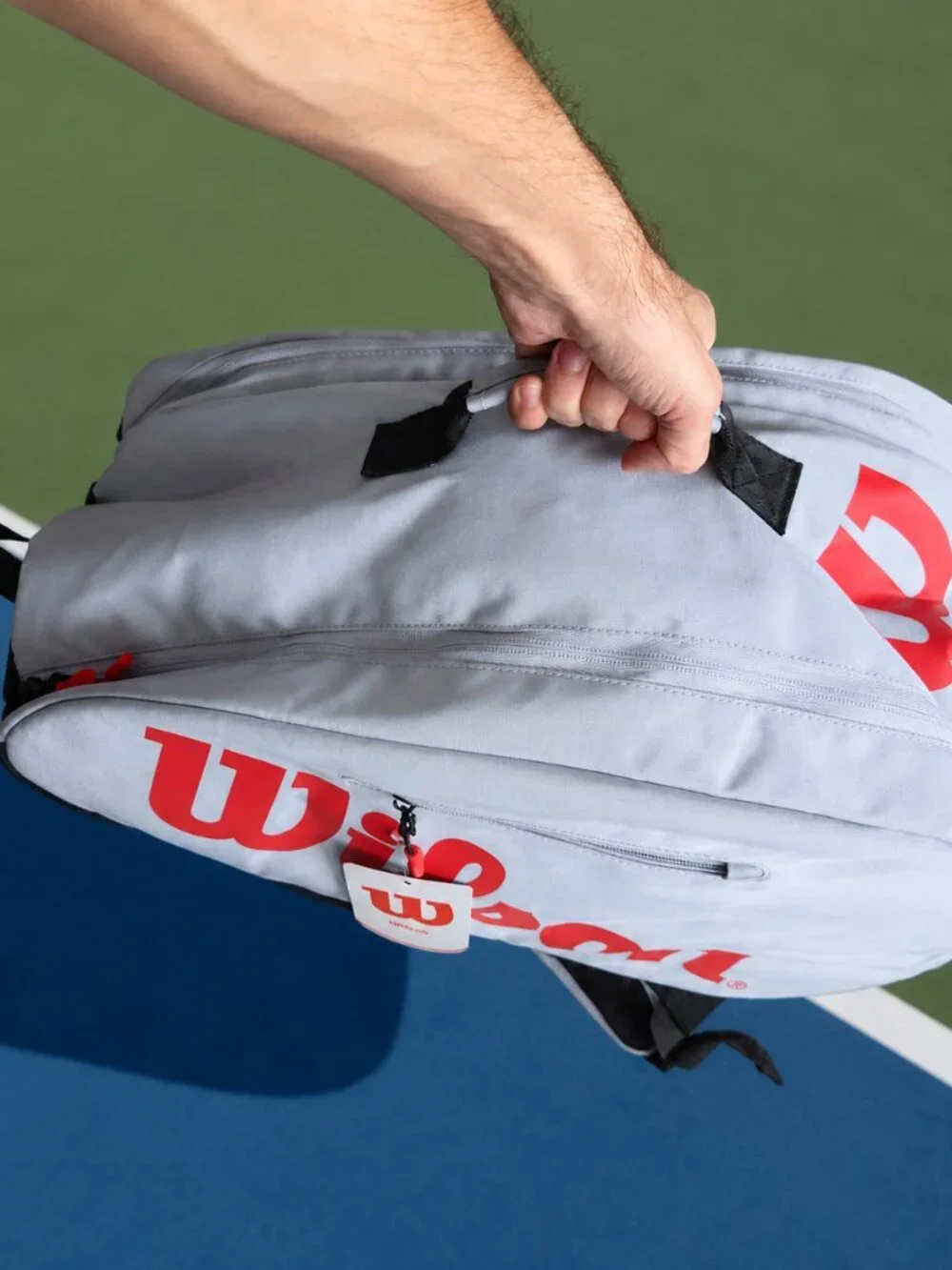 Wilson Super Tour Pickleball Bag 3 Paddle Racket Travel Sports Duffel Gift Idea